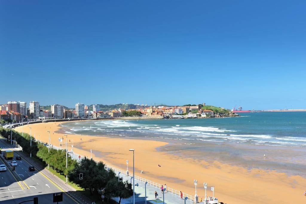 Apto Ramon Y Cajal,1- Centrico Y Cerca De Playa San Lorenzo-3Hab Garaje Opc Gijón Buitenkant foto